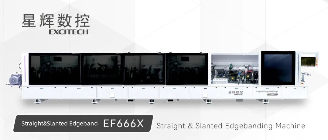 EF666X машина за наклонени и прави кантове, Една машина с две функции, избор на качество.