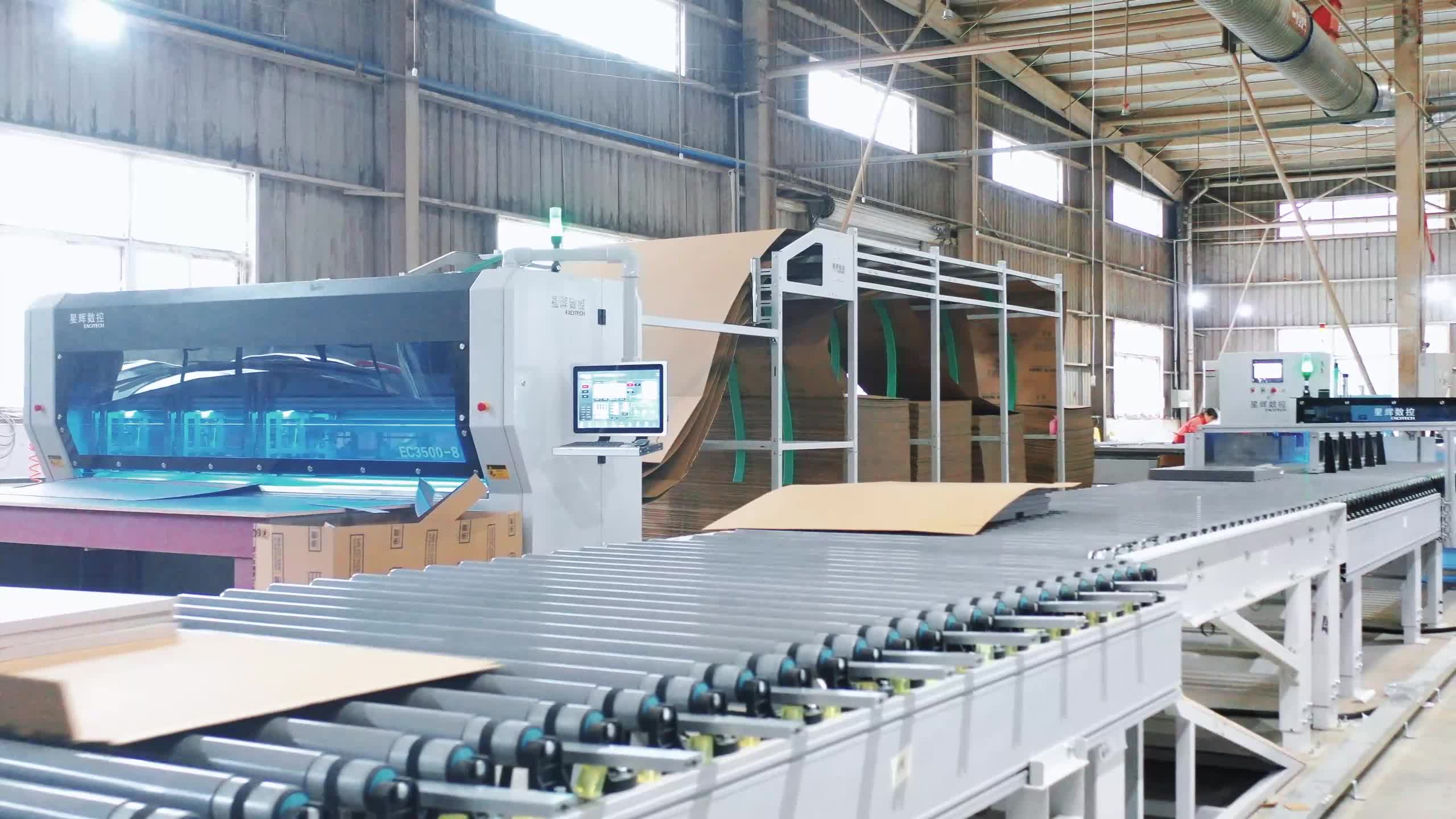 Споделяне на случаи на Excitech CNC Sichuan Chengdu Проект за опаковане на опаковки.