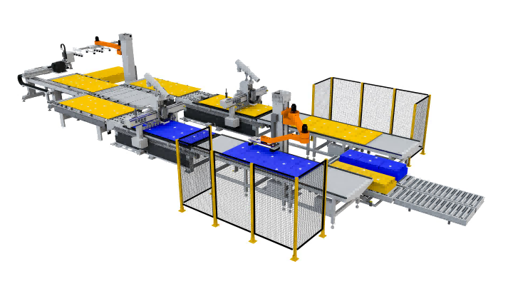 Excitech гнездова клетка с робот 5см захващане и подреждане на зрение.