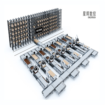 CNC интелигентно рязане Ефективна и гъвкава производствена линия за рязане